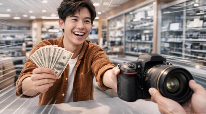 台中賣相機快速變現：免網拍等待，一中街收購現場拿現金