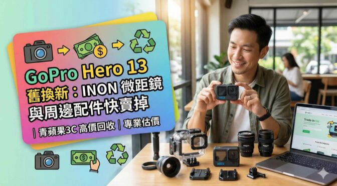 GoPro Hero 13 舊換新：INON 微距鏡與周邊配件快賣